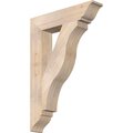 Ekena Millwork Funston Traditional Smooth Bracket, Douglas Fir, 5 1/2"W x 28"D x 40"H BKT06X28X40FST01SDF